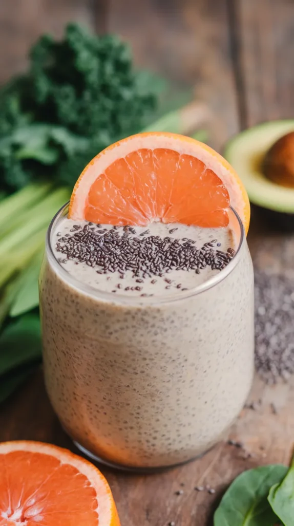 9 Fat-Burning Spring Smoothies for Women 4 Creamy Grapefruit Glow