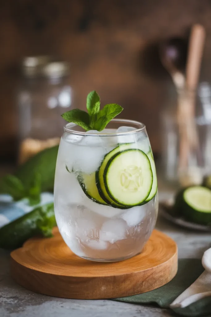 13 Coconut Water Mocktails That Are So Refreshing 6 Cucumber Mint Coconut Water Refresher