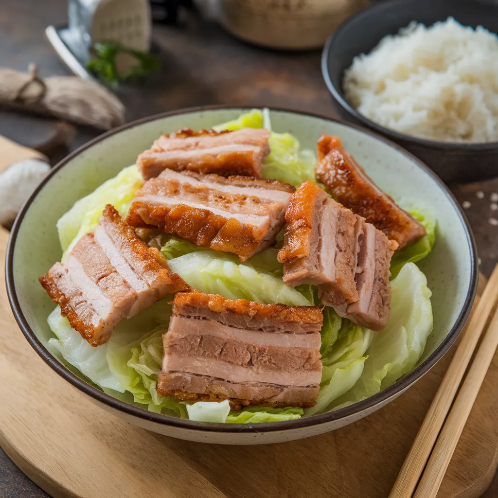 Easy Cabbage Stir Fry with Pork Belly