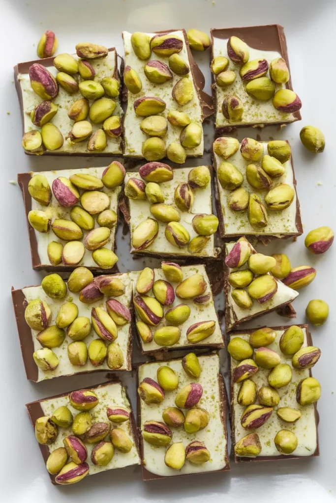 Green Goddess Pistachio Bark
