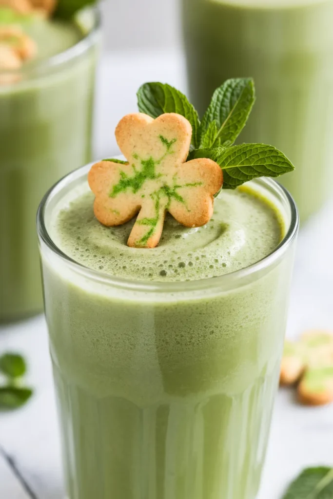 Healthy Vegan Shamrock Shake Recipe