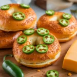 High Protein Jalapeno Cheddar Bagels: Spicy, Cheesy, and Actually Good for You 3 High Protein Jalapeno Cheddar Bagels
