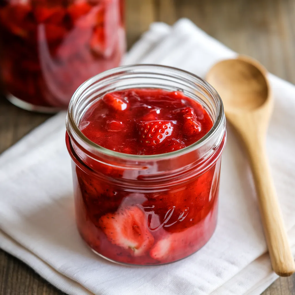 Homemade Strawberry Freezer Jam