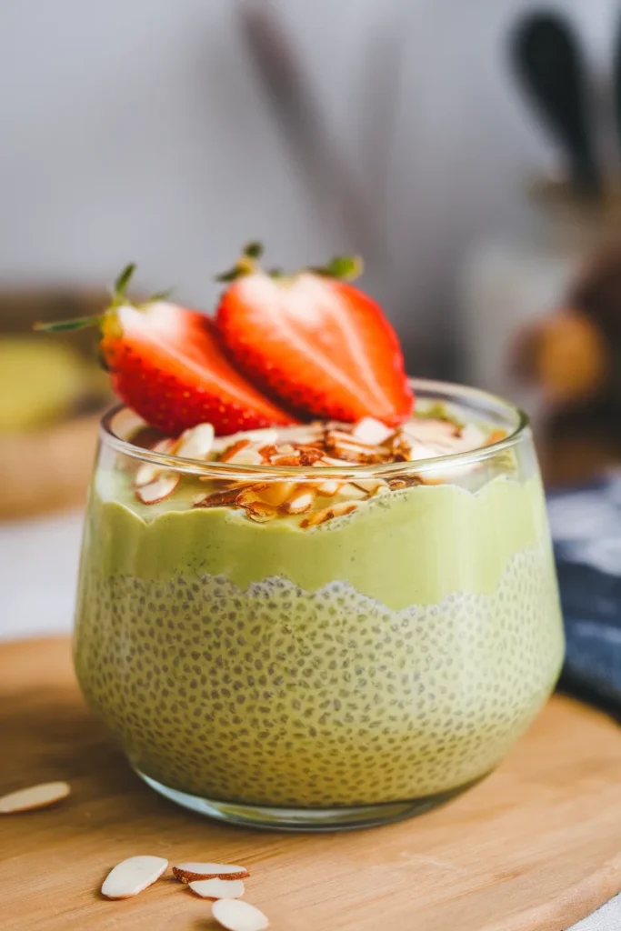 Matcha Chia Seed Pudding