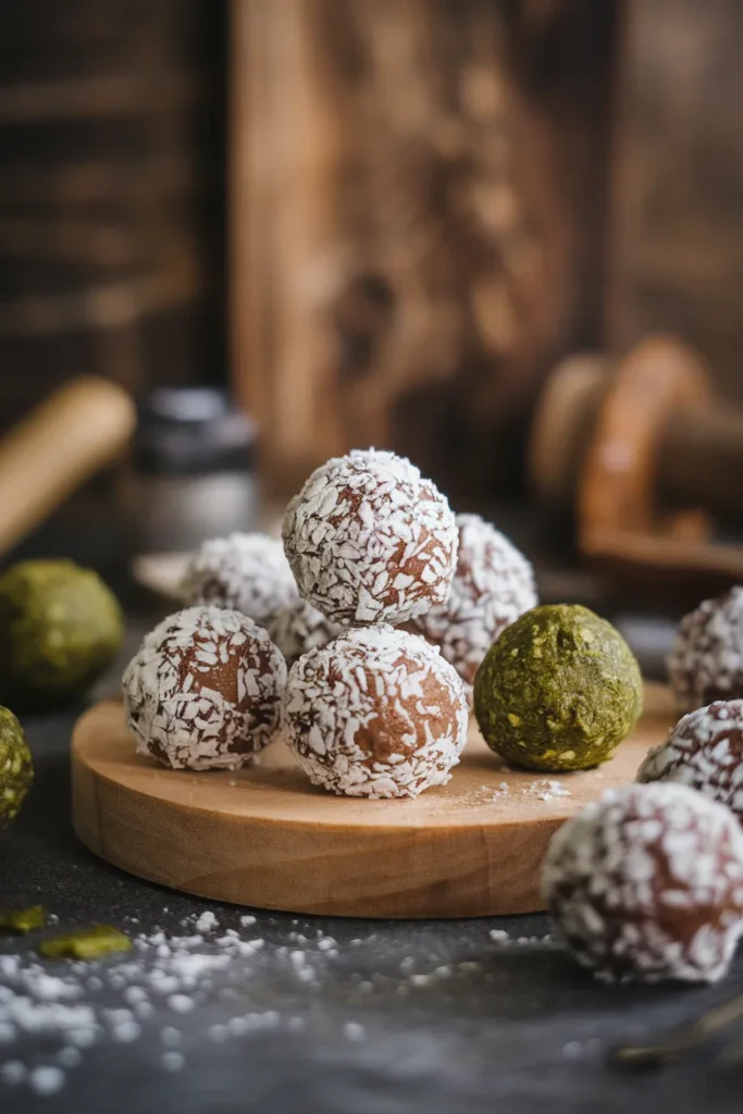Matcha Coconut Energy Balls