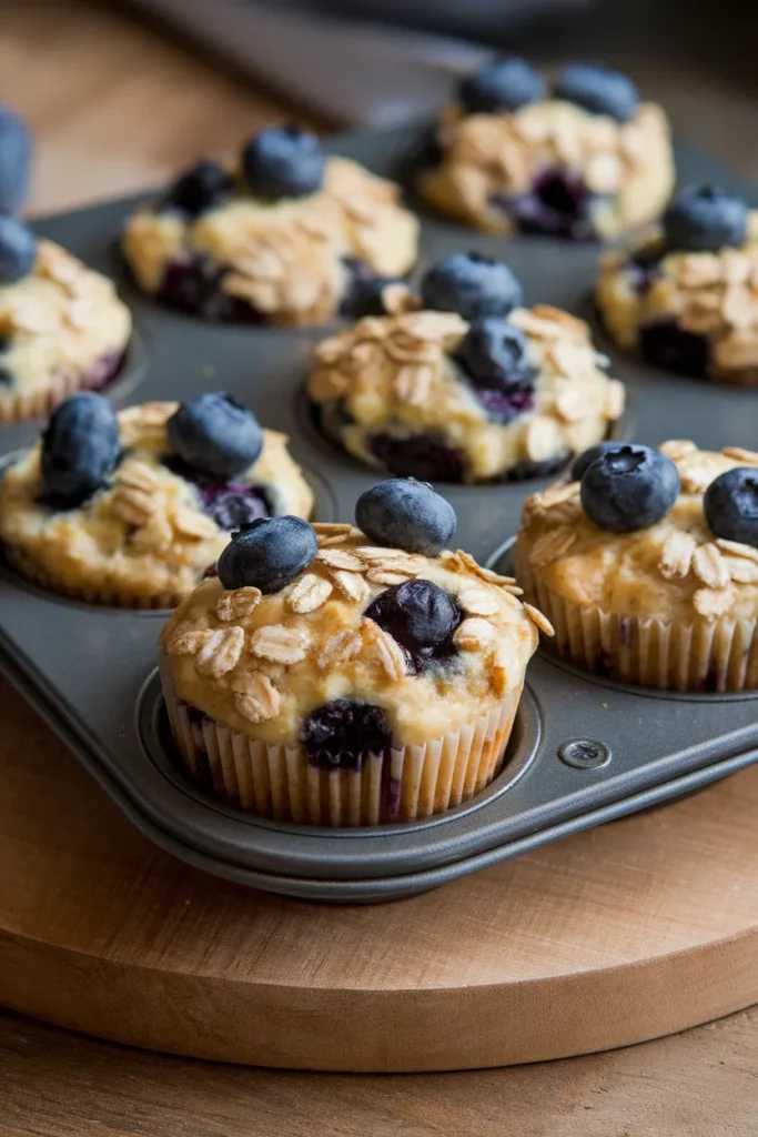 Oat and Blueberry Egg Muffins