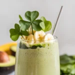 Healthy Vegan Shamrock Shake 4 Shamrock Shake