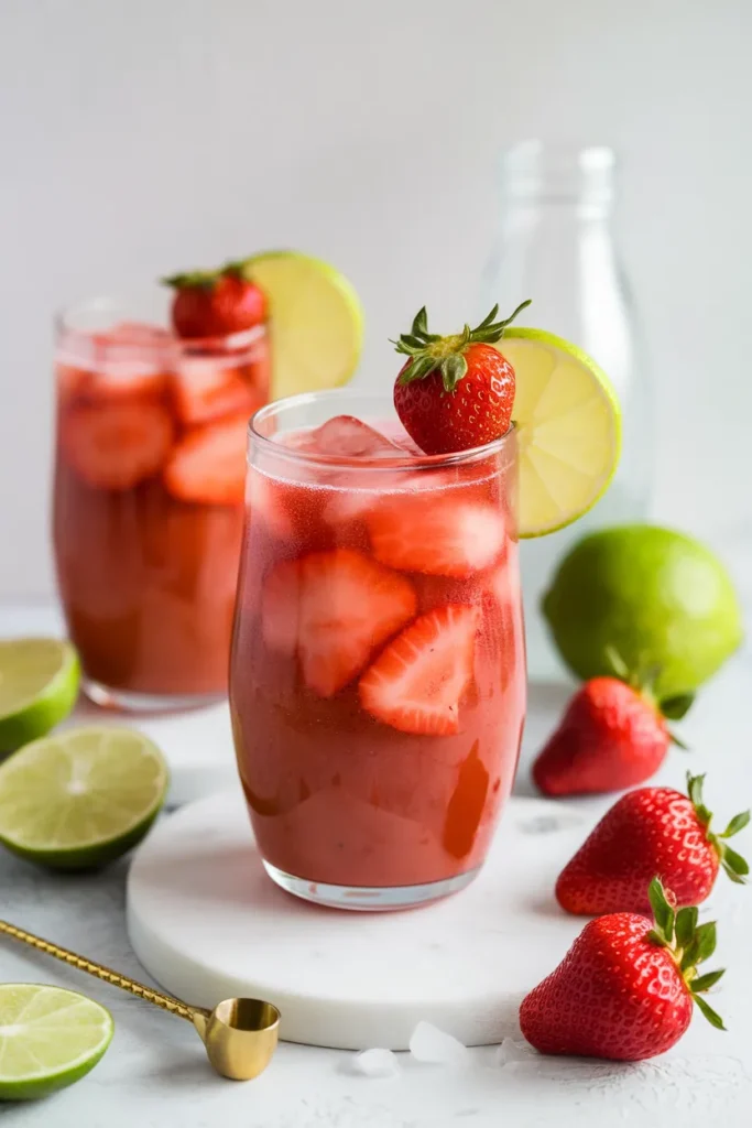 Strawberry Daiquiri Mocktail Recipe 2 Strawberry Daiquiri Mocktail Recipe