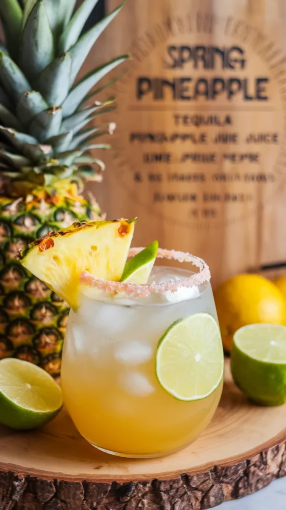 10 Refreshing Spring Cocktails for an Instant Energy Boost 3 The Spicy Pineapple Paloma