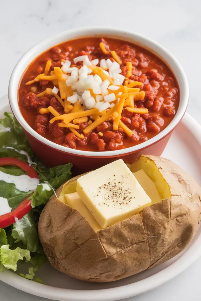Wendys Large Chili Baked Potato