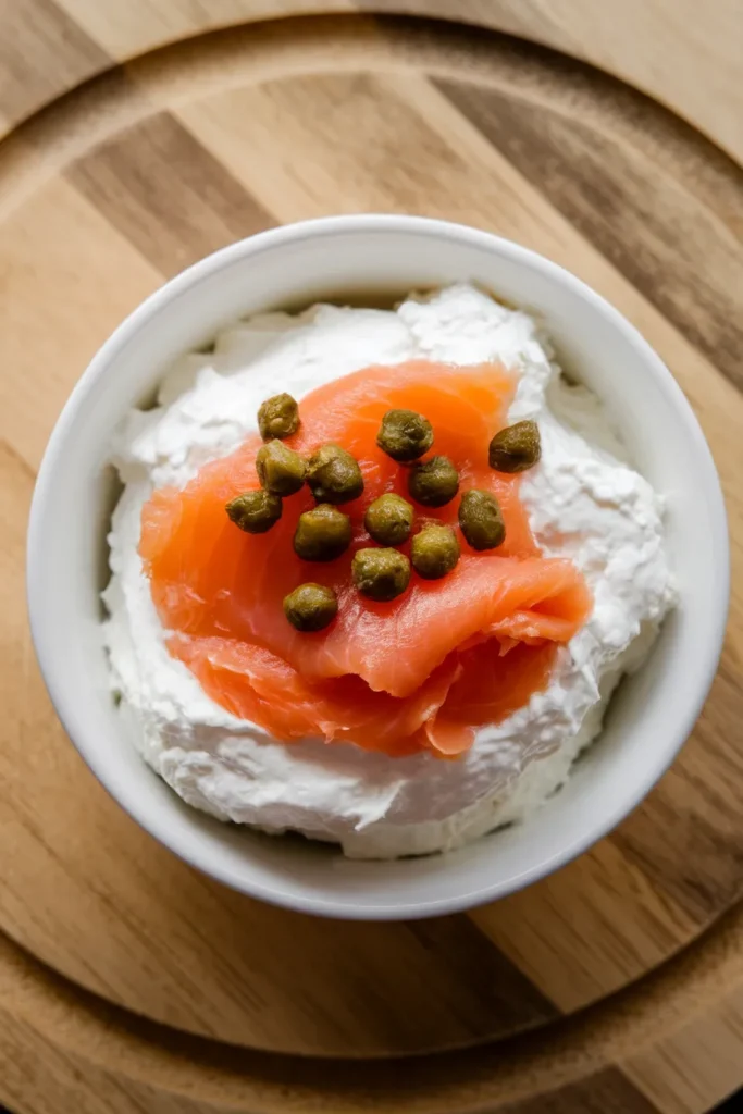 11 Low-Carb Cottage Cheese Lunch Ideas 9 Whipped Cottage Cheese with Smoked Salmon Capers