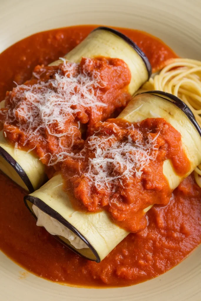 Eggplant Rollatini with Ricotta