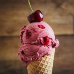 Homemade Cherry Ice Cream
